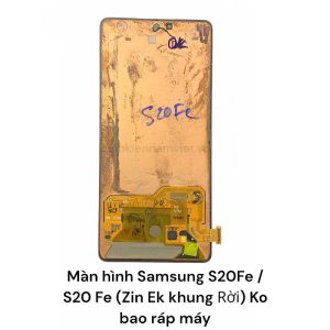 Màn hình Samsung S20Fe / S20 Fe (Zin ép kính khung - Rời) Ko bao ráp máy