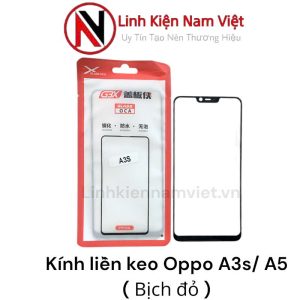 Kinh liền keo Oppo A3s / A5 / Ax5 / Realme C1 / Realme 2 (Bịch Đỏ)