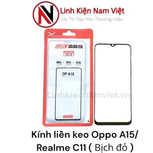 Kinh liền keo Oppo Realme C11 / C12 / C15 / C25 / C12Y / A15 / A15s / A35 - 2021 / A16K / Narzo 20 / Narzo 30A / C21Y (Bịch Đỏ)