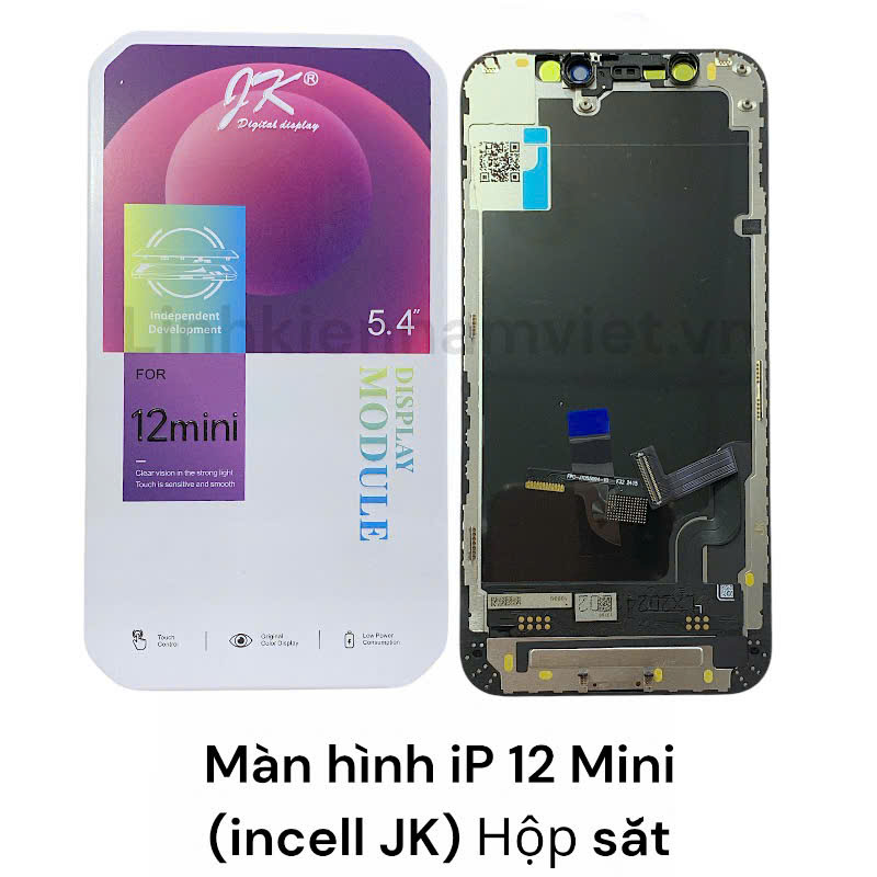 Màn hình Iphone 12 Mini (incell JK) Hộp sắt