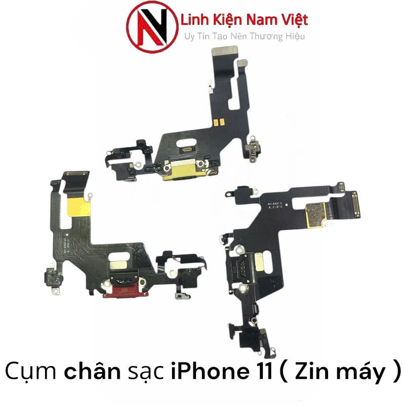 Cụm chân sạc iPhone 11 ( Zin bóc máy )