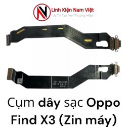Cụm dây chân sạc Oppo Find X3 ( Zin máy )