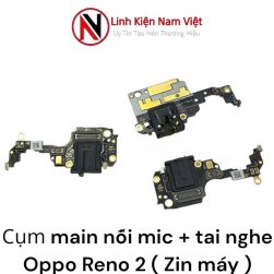 Cụm Main Mic Jack tai nghe nối Sạc Màn hình Oppo Reno 2 ( Zin máy )