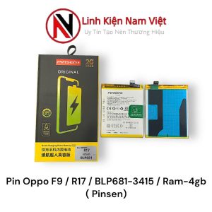 Pin Oppo F9 / R17 / BLP681-3415 / Ram-4gb ( Pinsen)