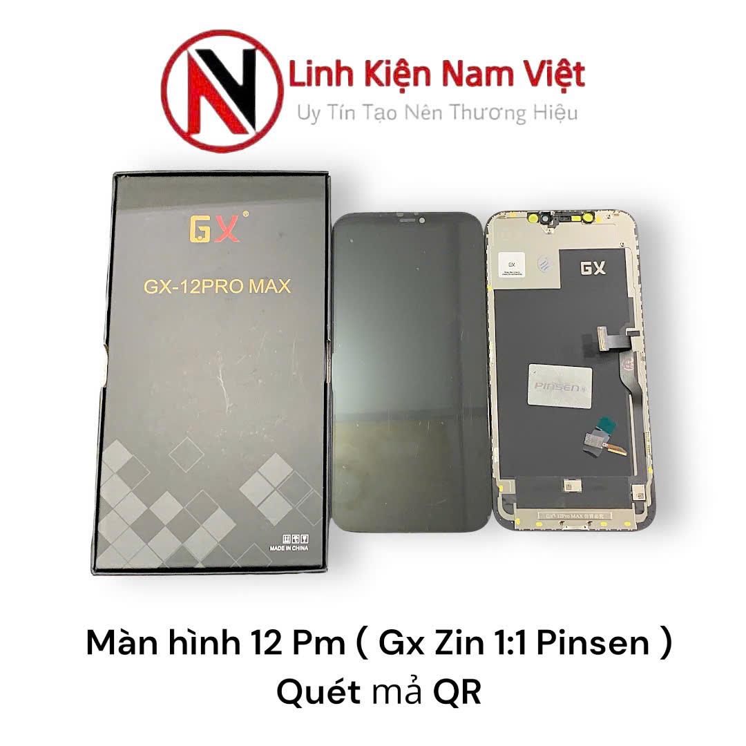 Màn hình iPhone 12 Pro Max Oled ( Gx Zin 1:1 ) Quét mã QR