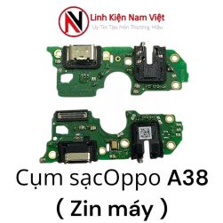 Cụm chân sạc bộ, Micro , Jack tai nghe Oppo A38 / A58 - 4G ( Zin máy )