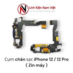 Cụm chân sạc Micro iPhone 12 / 12 Pro ( Zin máy )