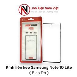 Kính liền keo Samsung Note 10 Lite ( Bịch Đỏ )