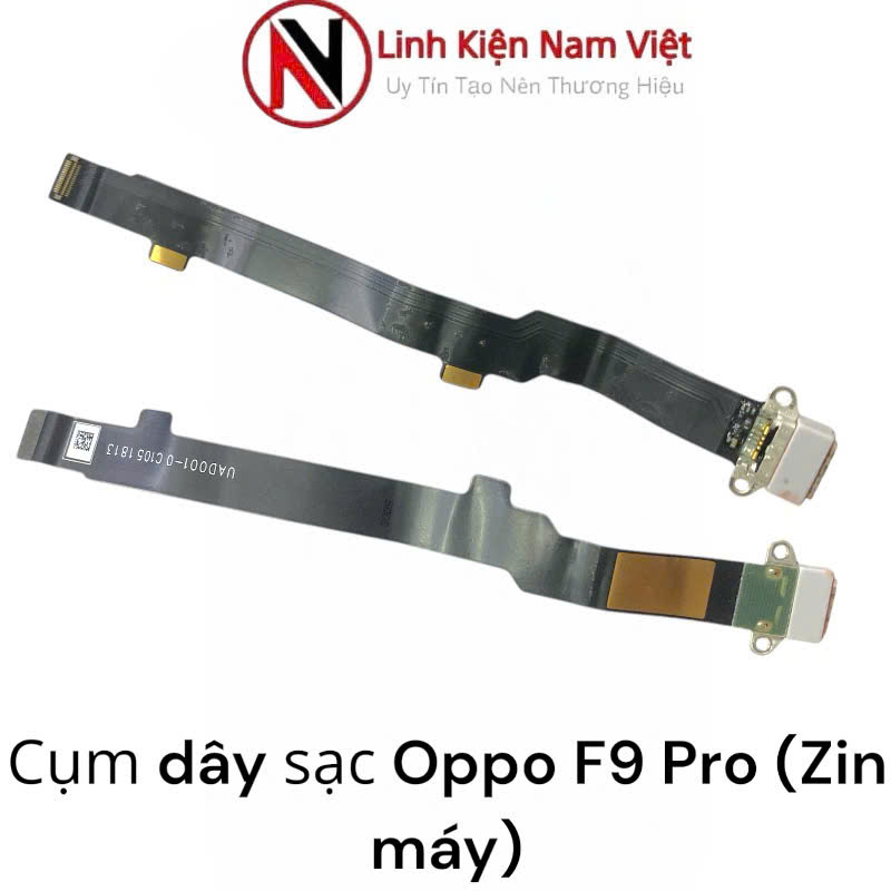 Cụm chân sạc Oppo F9 Pro ( Zin máy ) Dây dài