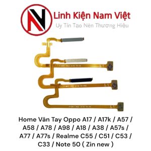 Home nguồn vân tay Oppo Realme C30s / A17 / A17k / A57 / A58 / A78 4G / A98 / A18 / A38 / A57s / A77 / A77s / Realme C55 / C51 / C53 / C33 / A3X / Realme Note 50 5G / Realme Note 60 / RMX3834 /Oppo A60 / A78 5G ( Zin bóc máy )