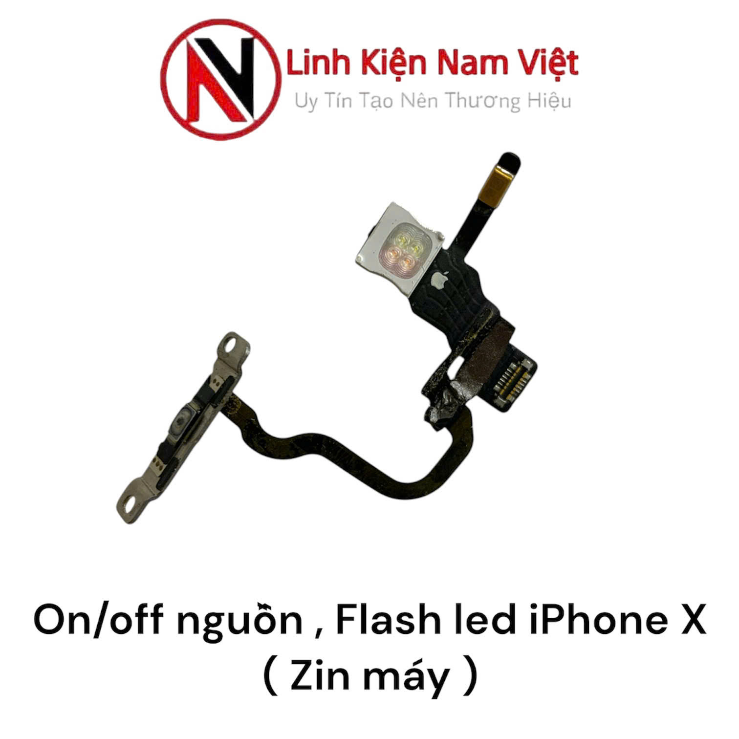 On/off nguồn flash led iPhone X ( Zin máy )