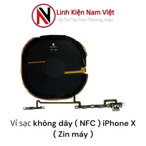 Vỉ sạc không dây ( NFC ) Volum âm lượng, Gạt rung iPhone X ( Zin bóc máy )