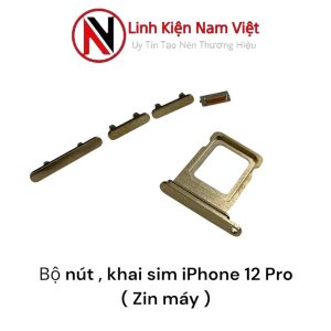 Bộ nút khai sim iPhone 12 Pro ( Zin )