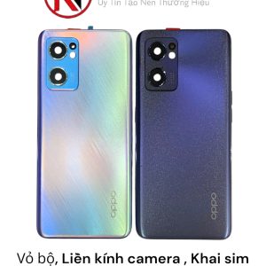Vỏ bộ, Liền kính camera , Khai sim Oppo Reno 7 5G ( Zin )