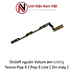 On/off nguồn Volum âm lượng Tecno Pop 5 Lite ( Zin máy )
