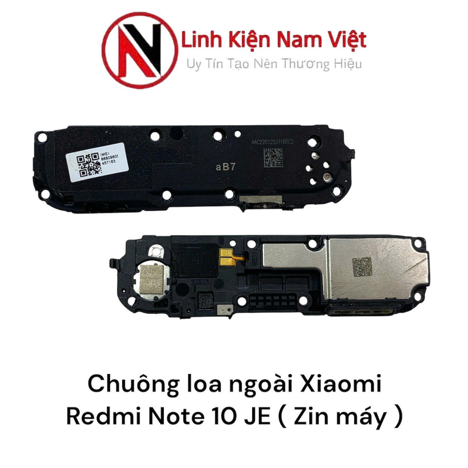 Cụm Chuông loa ngoài Xiaomi Redmi Note 10 JE ( Zin bóc máy )