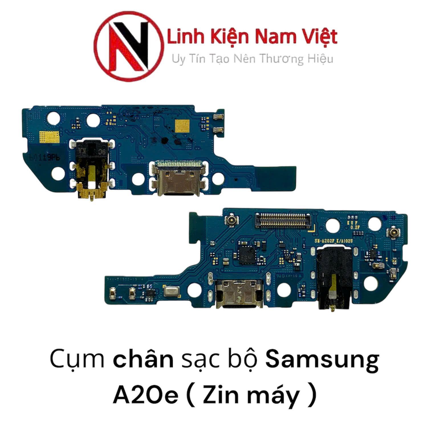 Cụm chân sạc bộ Samsung A20E ( Zin máy )