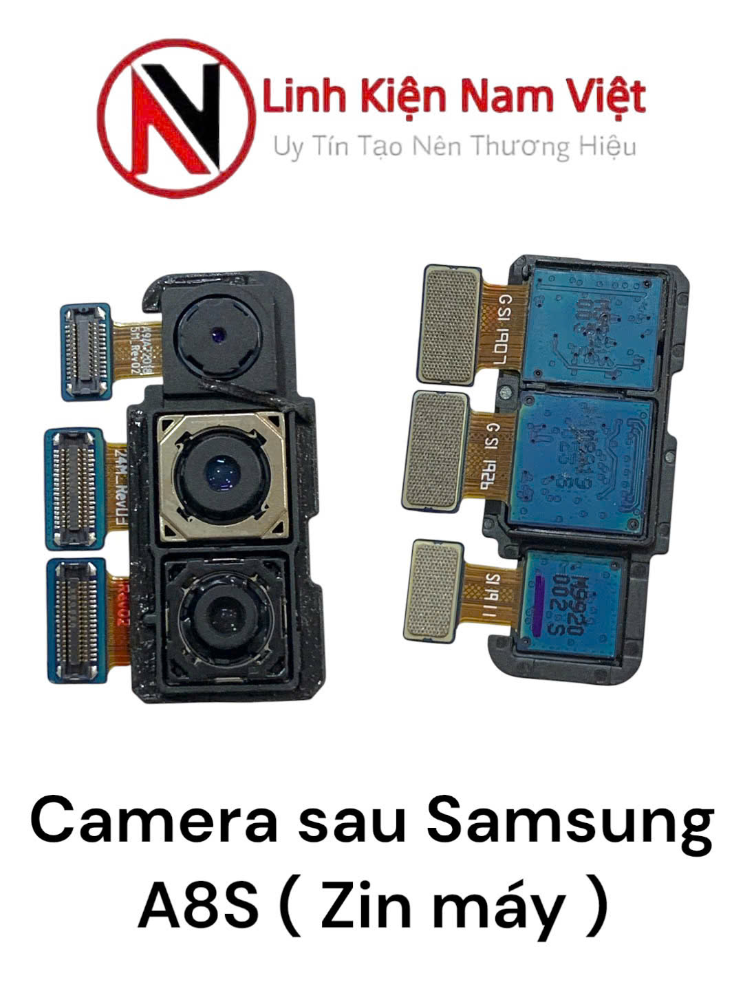 Camera sau Samsung A8S ( Zin máy ) Bộ 3 cái