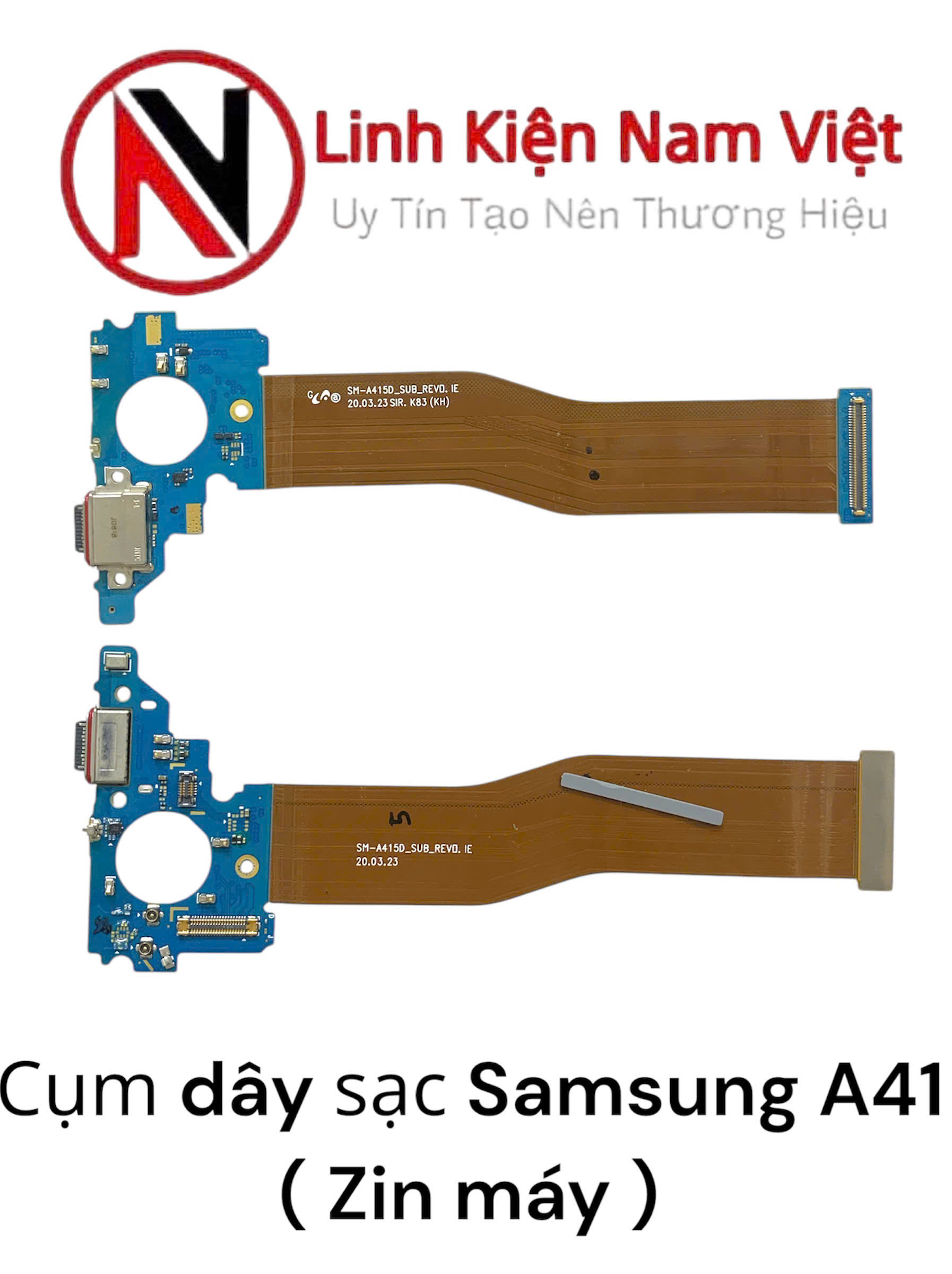 Cụm chân sạc bộ Samsung A41 ( Zin máy )