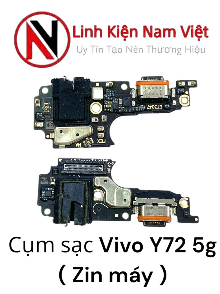 Cụm chân sạc bộ Vivo Y72 5G ( Zin máy )