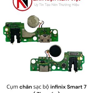 Cụm chân sạc bộ Tecno infinix Smart 7 / X6515 ( Zin máy )