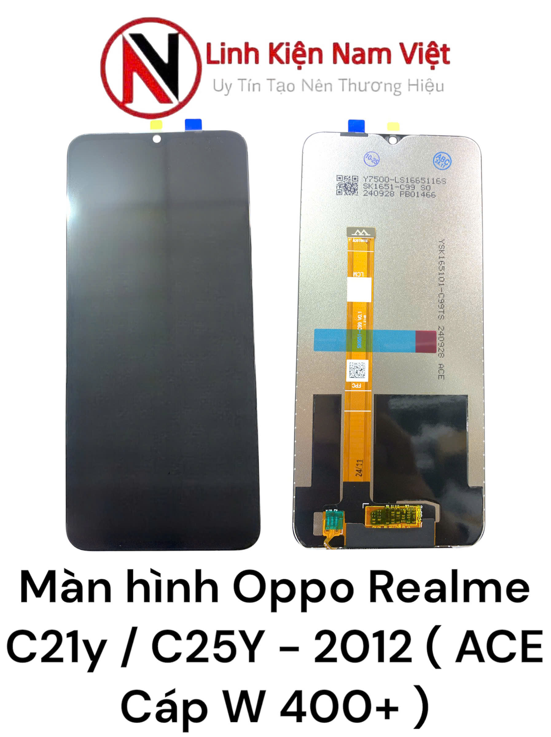 Màn hình Oppo Realme C21y / C25Y - 2012 ( ACE Cáp W 400+ )