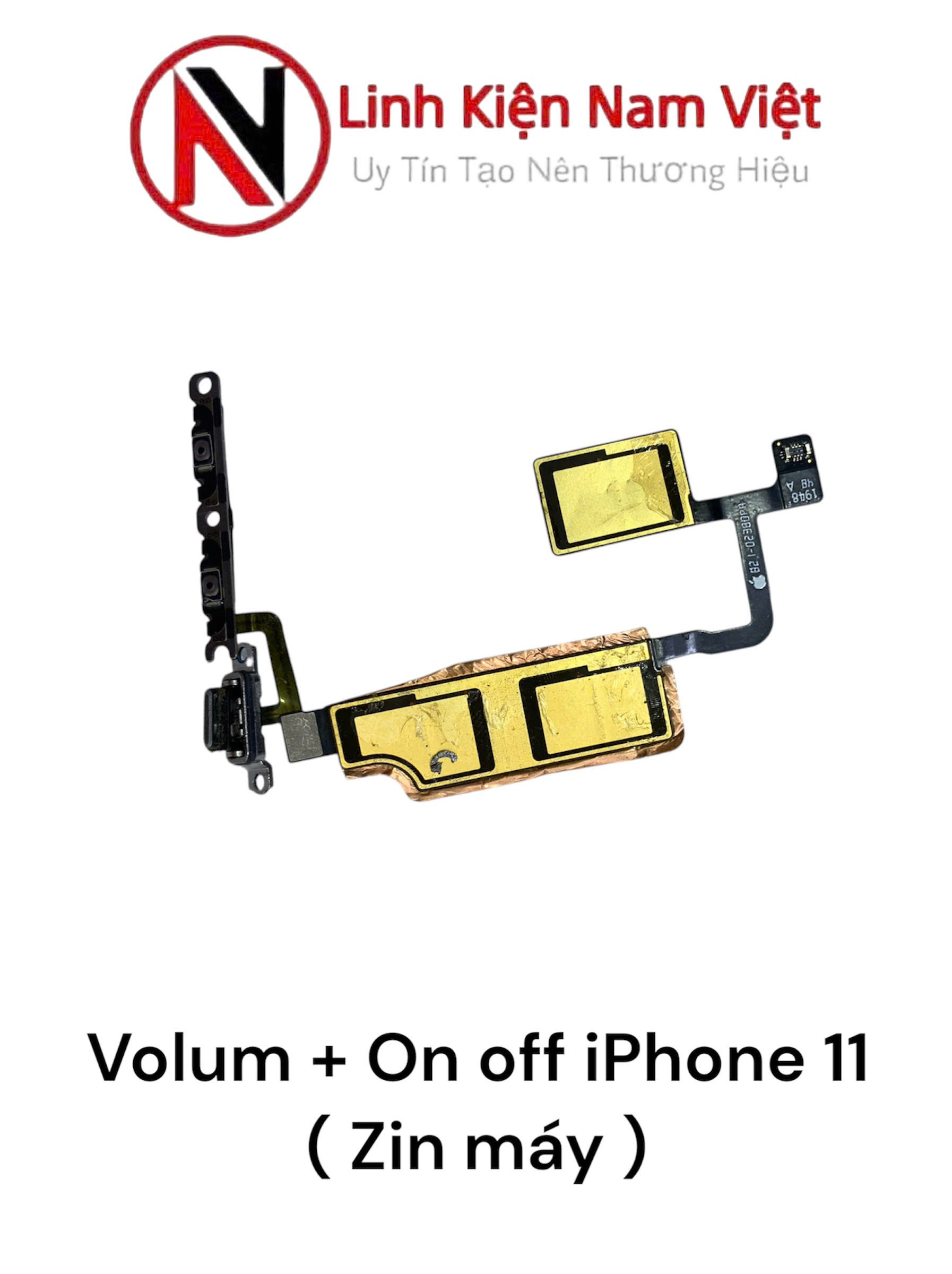 Dây rạt rung Volum âm lượng iPhone 11 ( Zin bóc máy )