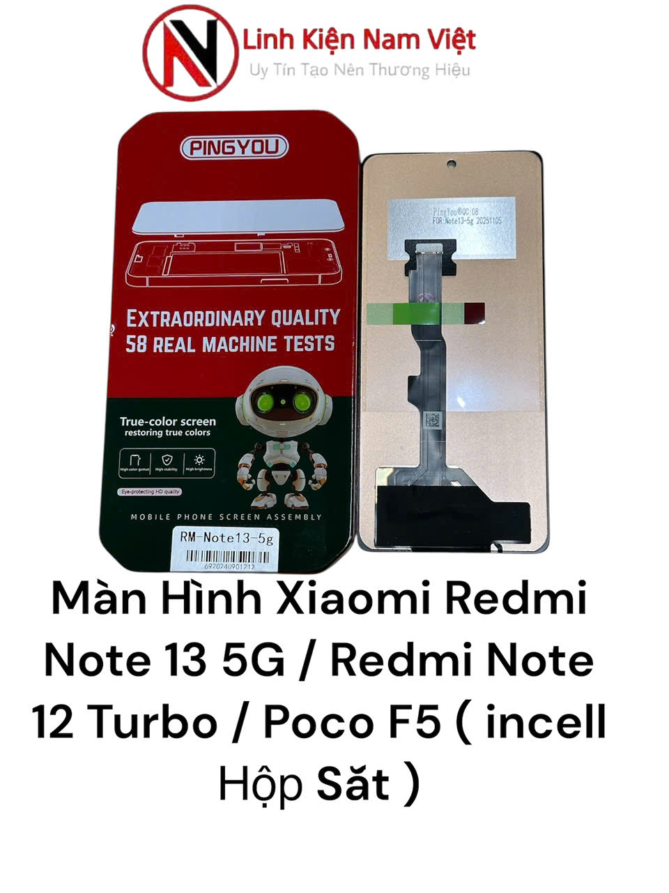 Màn Hình Xiaomi Redmi Note 13 5G / Redmi Note 12 Turbo / Poco F5 ( incell Hộp Sắt )