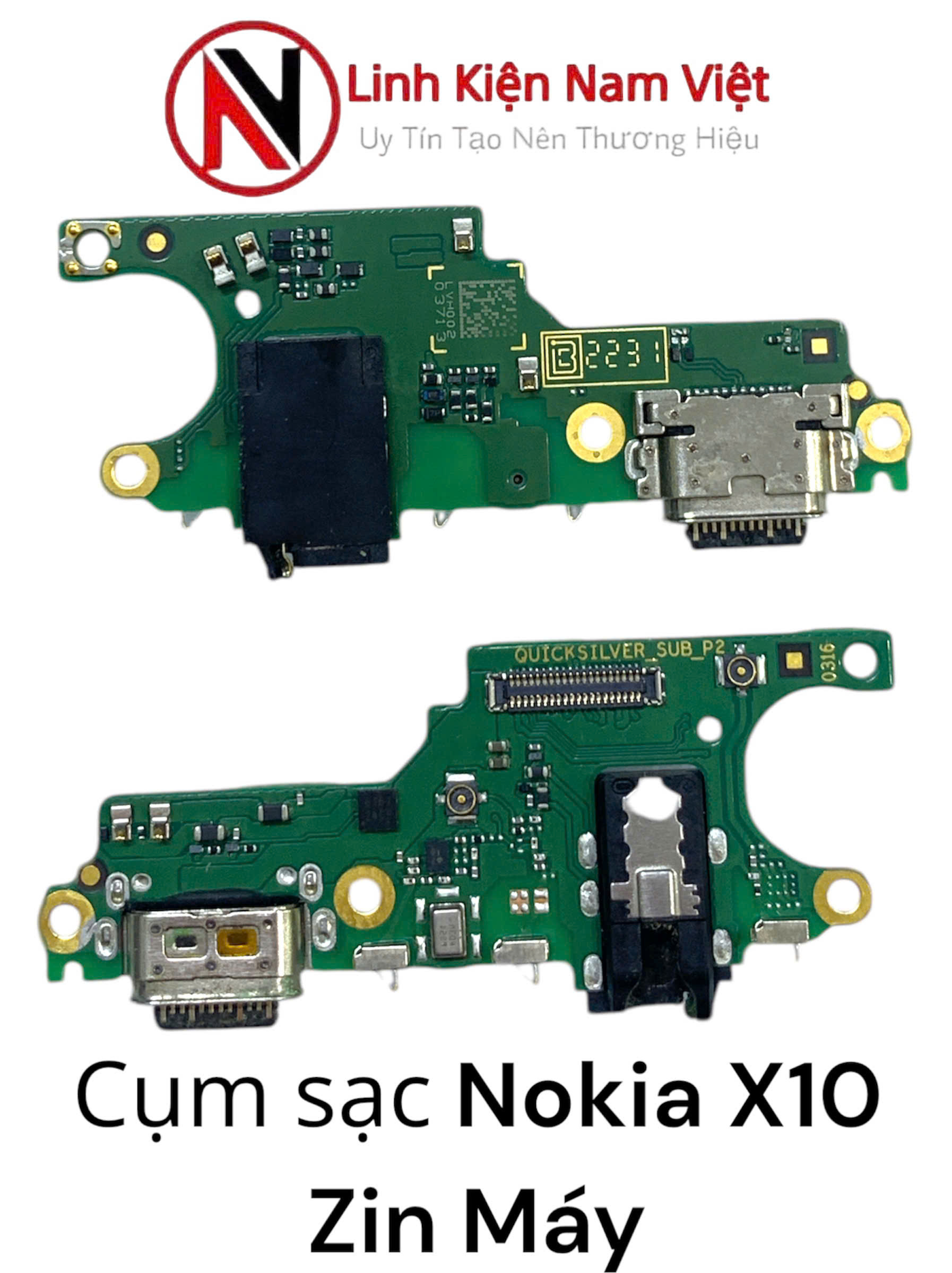 Cụm chân sạc bộ Nokia X10 ( Zin máy )