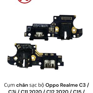 Cụm chân sạc bộ Oppo Realme C3 / C3i / C11 2020 / C12 2020 / C15 / Realme 5 / 5i ( Zin bóc máy )