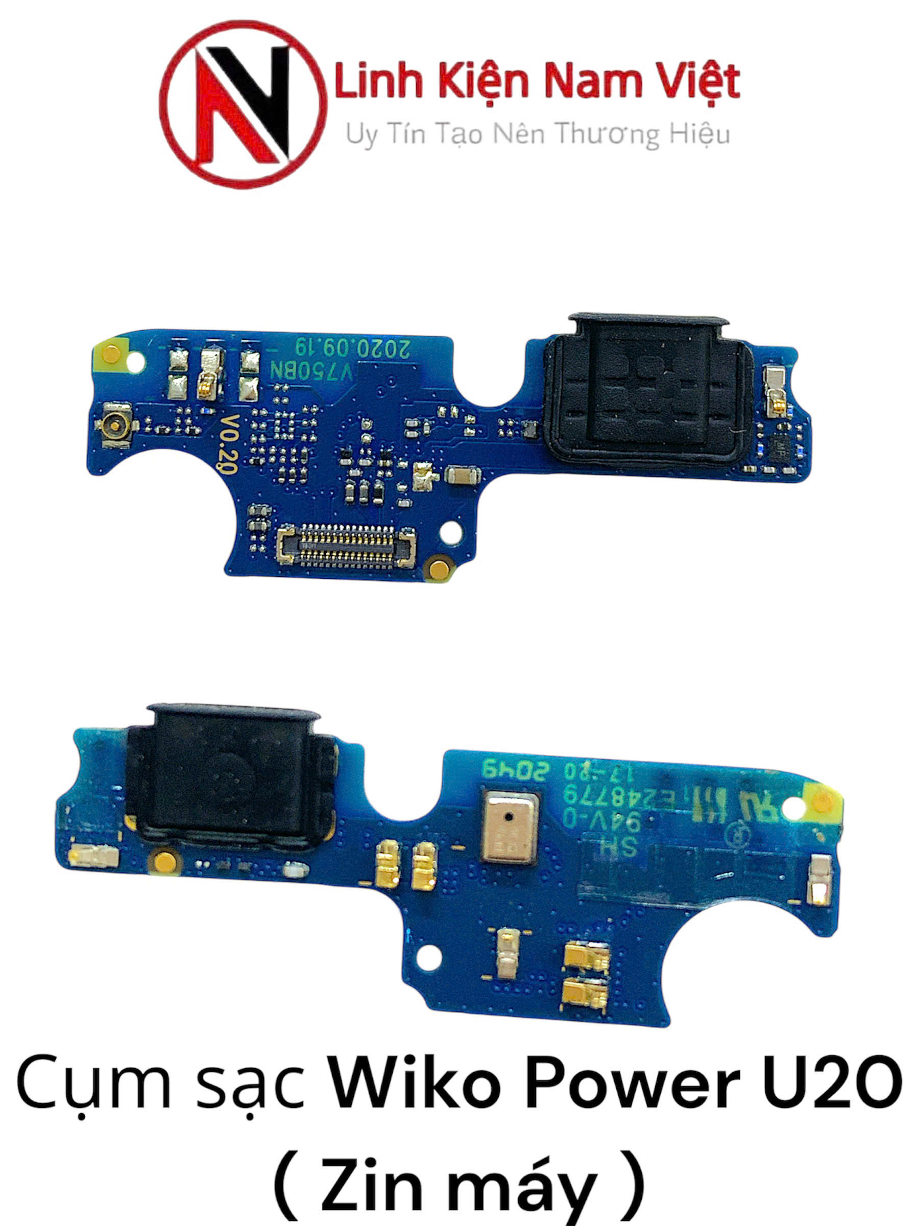 Cụm chân sạc bộ Wiko Power U20 ( Zin máy )