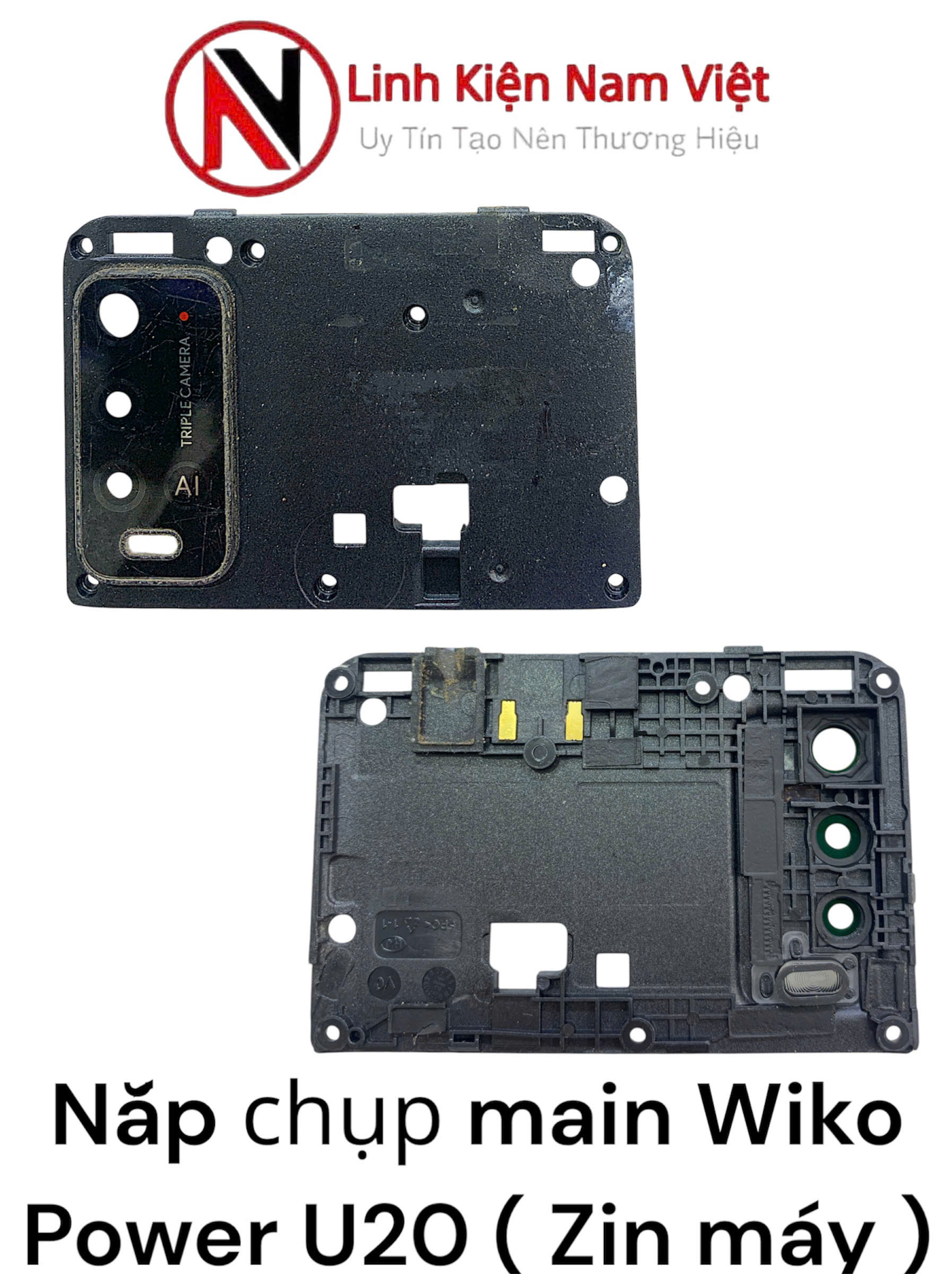 Nắp chụp main liền kính Camera Wiko Power U20 ( Zin máy )