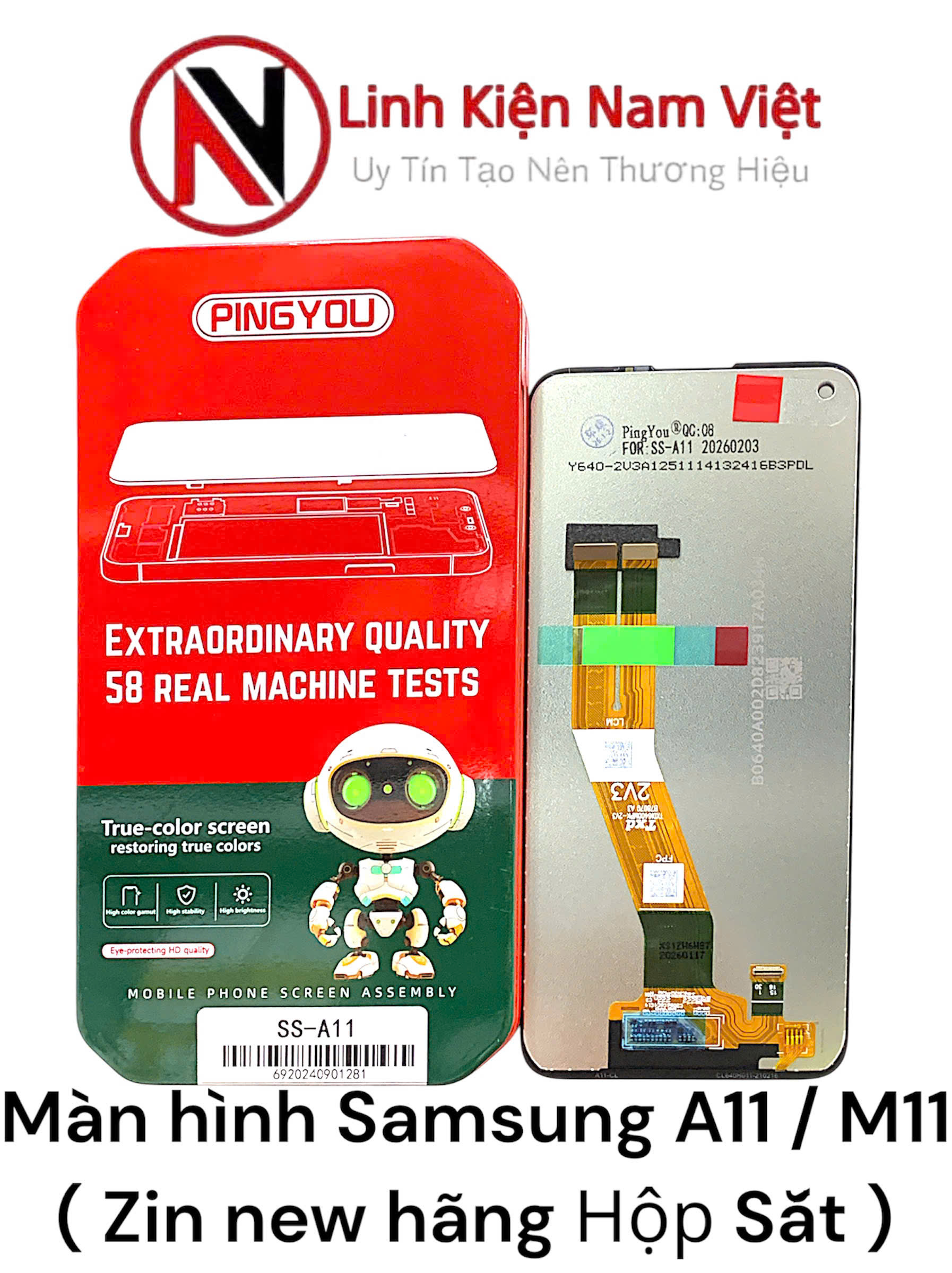 Màn hình Samsung A11 / M11 ( Zin new hãng ) Hộp Sắt