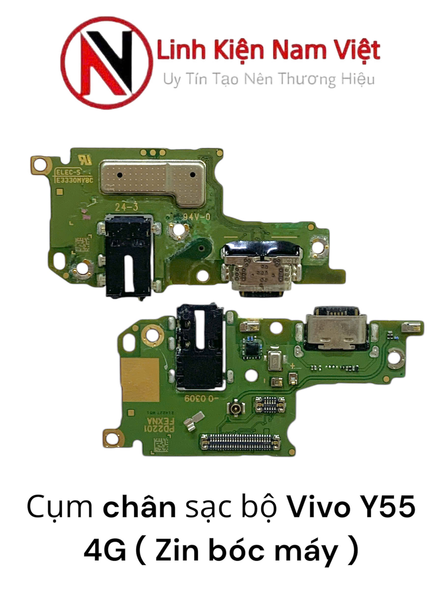 Cụm chân sạc bộ Vivo Y55 4G ( Zin bóc máy)