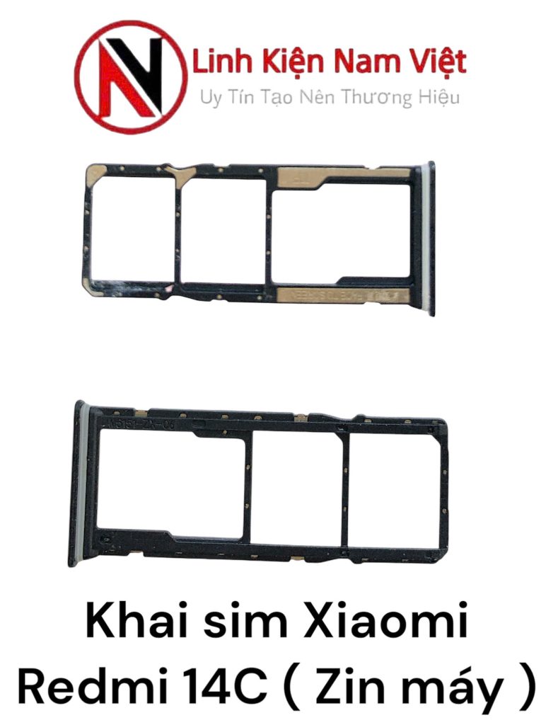 Khai sim Xiaomi Redmi 14C ( Zin bóc máy ) Đen