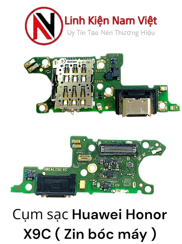 Cụm chân sạc, Ổ sim Huawei Honor X9C ( Zin bóc máy )