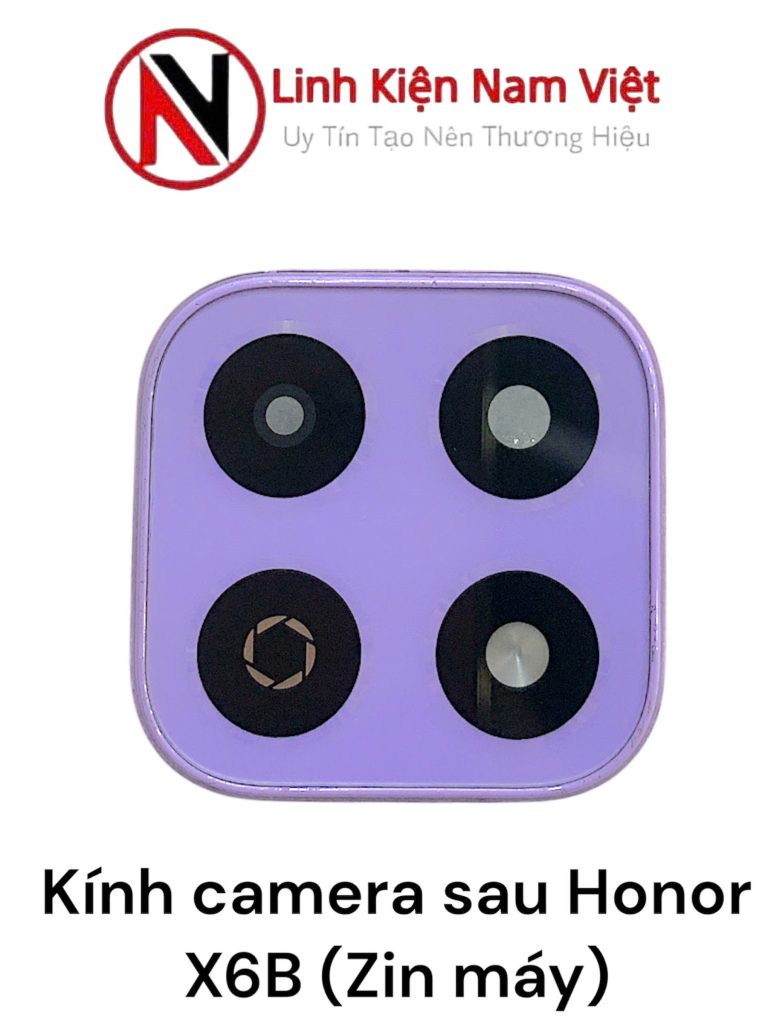 Kính Camera Huawei Honor X6B ( Zin bóc máy ) Tím