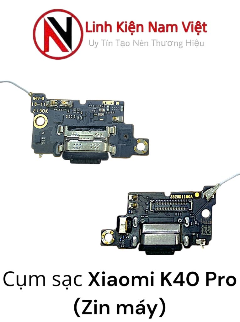 Cụm chân sạc bộ Xiaomi Redmi K40 Pro ( Zin bóc máy )