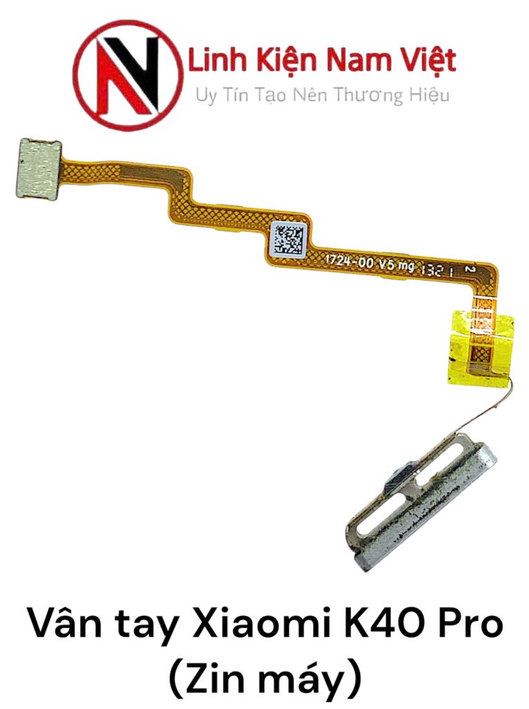 Home nguồn vân tay Xiaomi Redmi K40 Pro ( Zin bóc máy ) Trắng