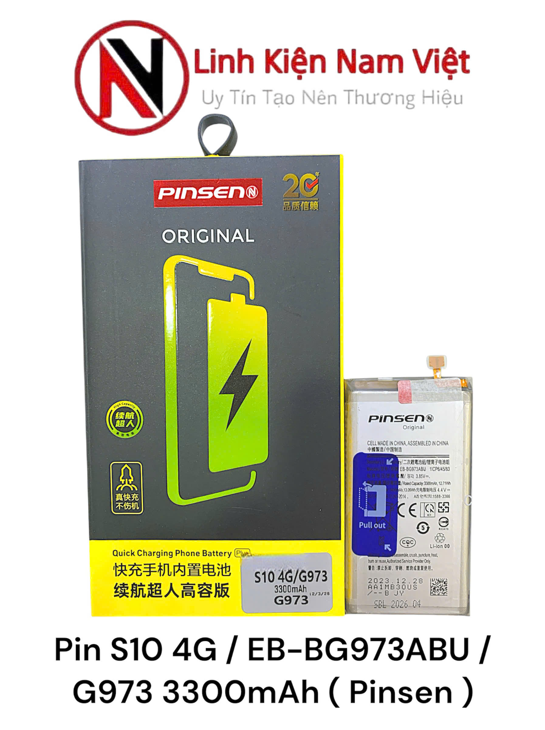 pin Samsung S10 4G 3300mAh