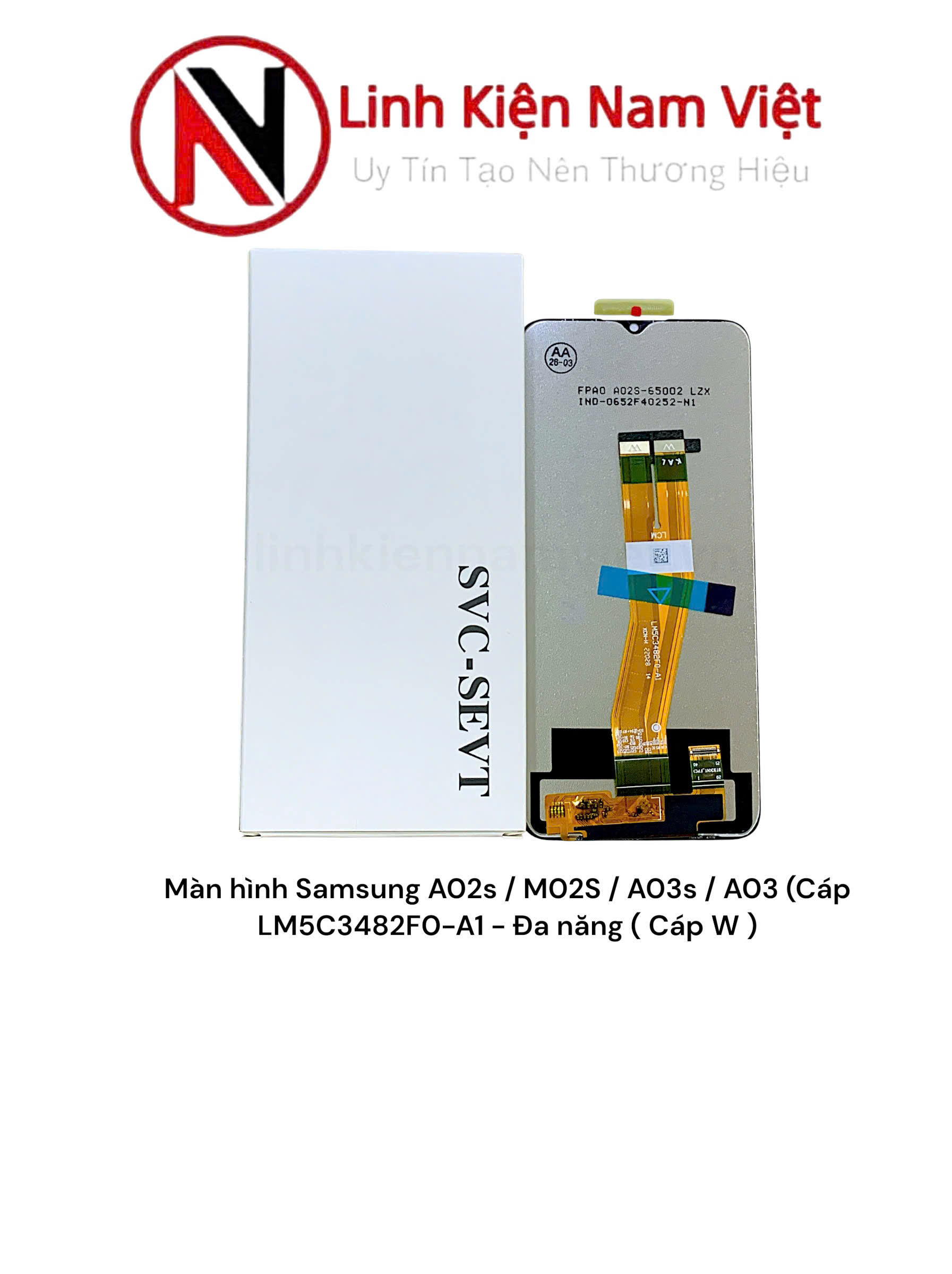 Màn hình Samsung A02s / M02S / A03s / A03 (Cáp LM5C3482F0-A1 – Đa năng ( Cáp W )
