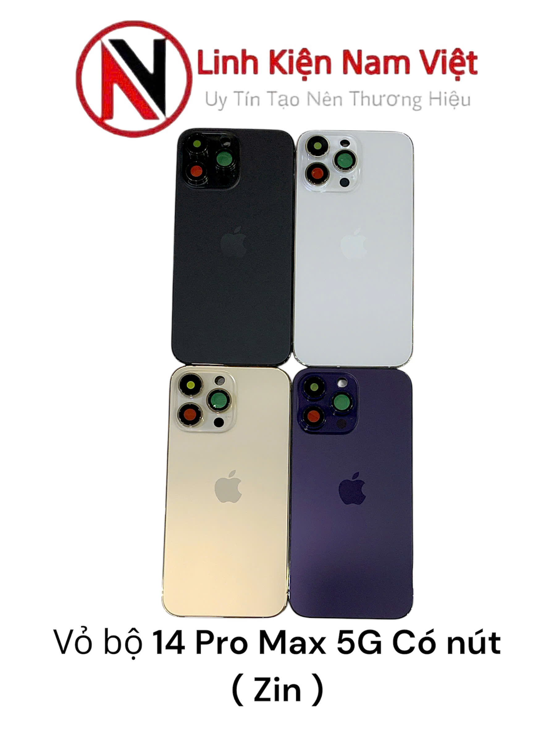 Vỏ bộ iPhone 14 Pro Max 5G Có nút ( Zin )