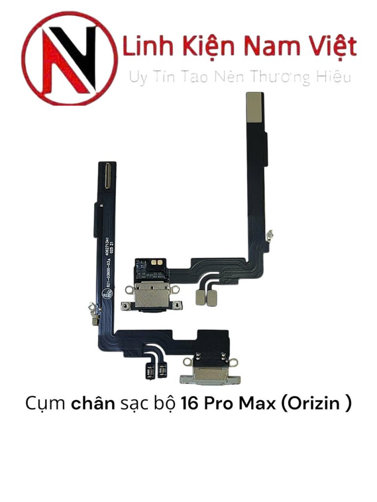 Cụm chân sạc bội iPhone 16 Pro Max ( Orizin