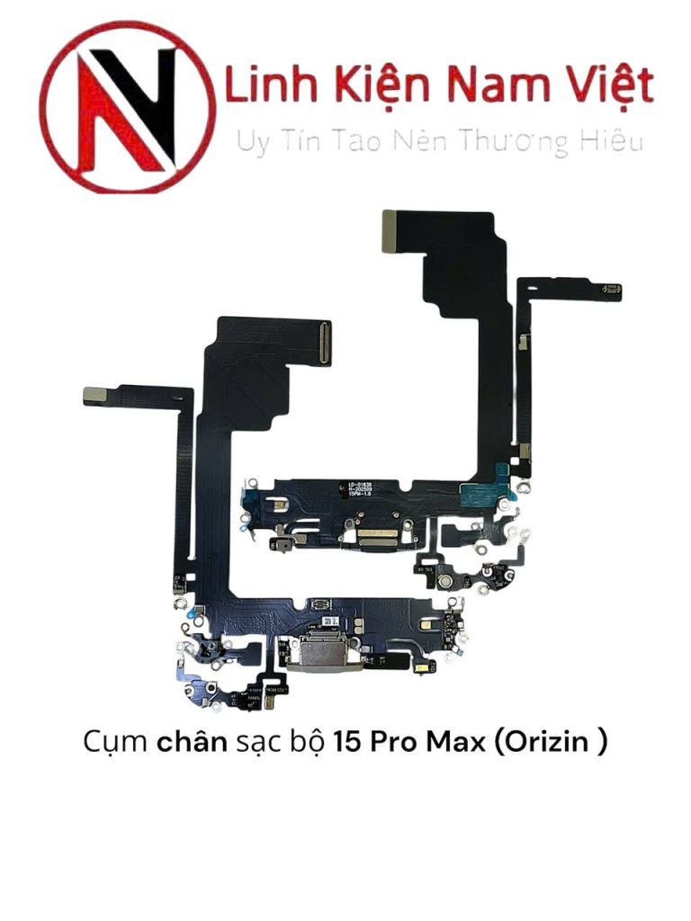 Cụm chân sạc bội iPhone 15 Pro Max ( Orizin )