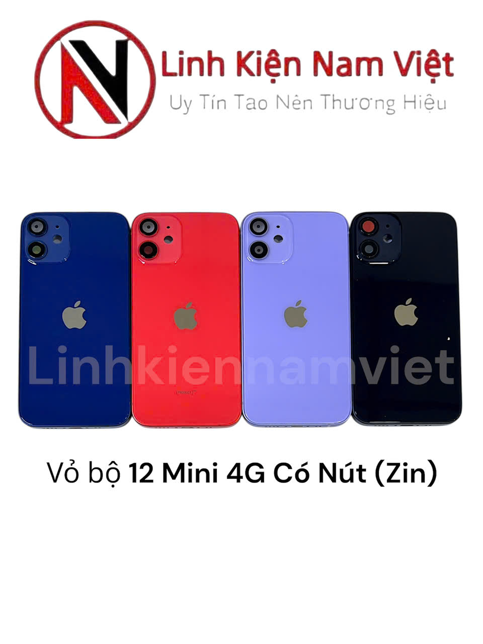 Vỏ bộ iPhone 12 Mini 4G Có nút ( Zin )