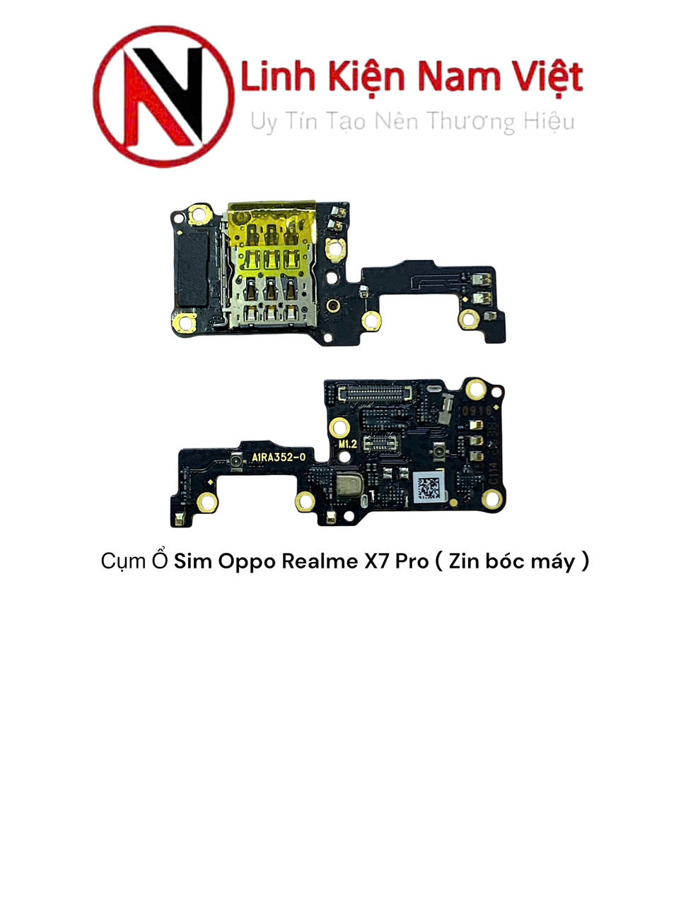 Cụm Ổ Sim Oppo Realme X7 Pro ( Zin bóc máy )