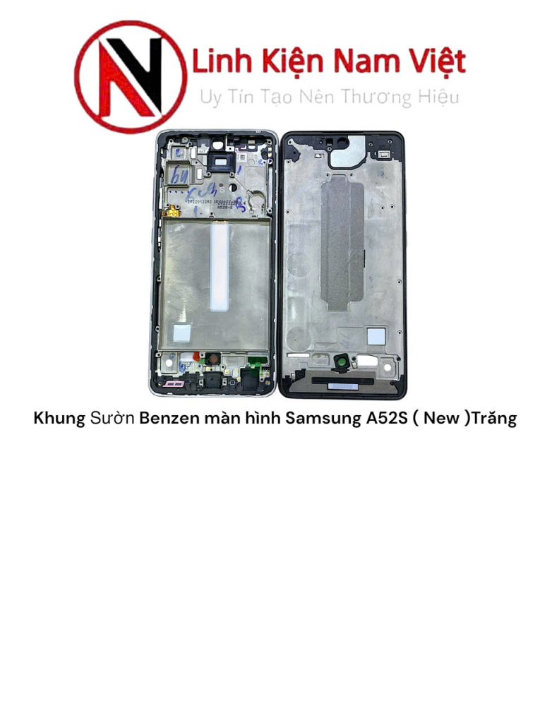 Khung Sườn Benzen màn hình Samsung A52S ( New )Trắng