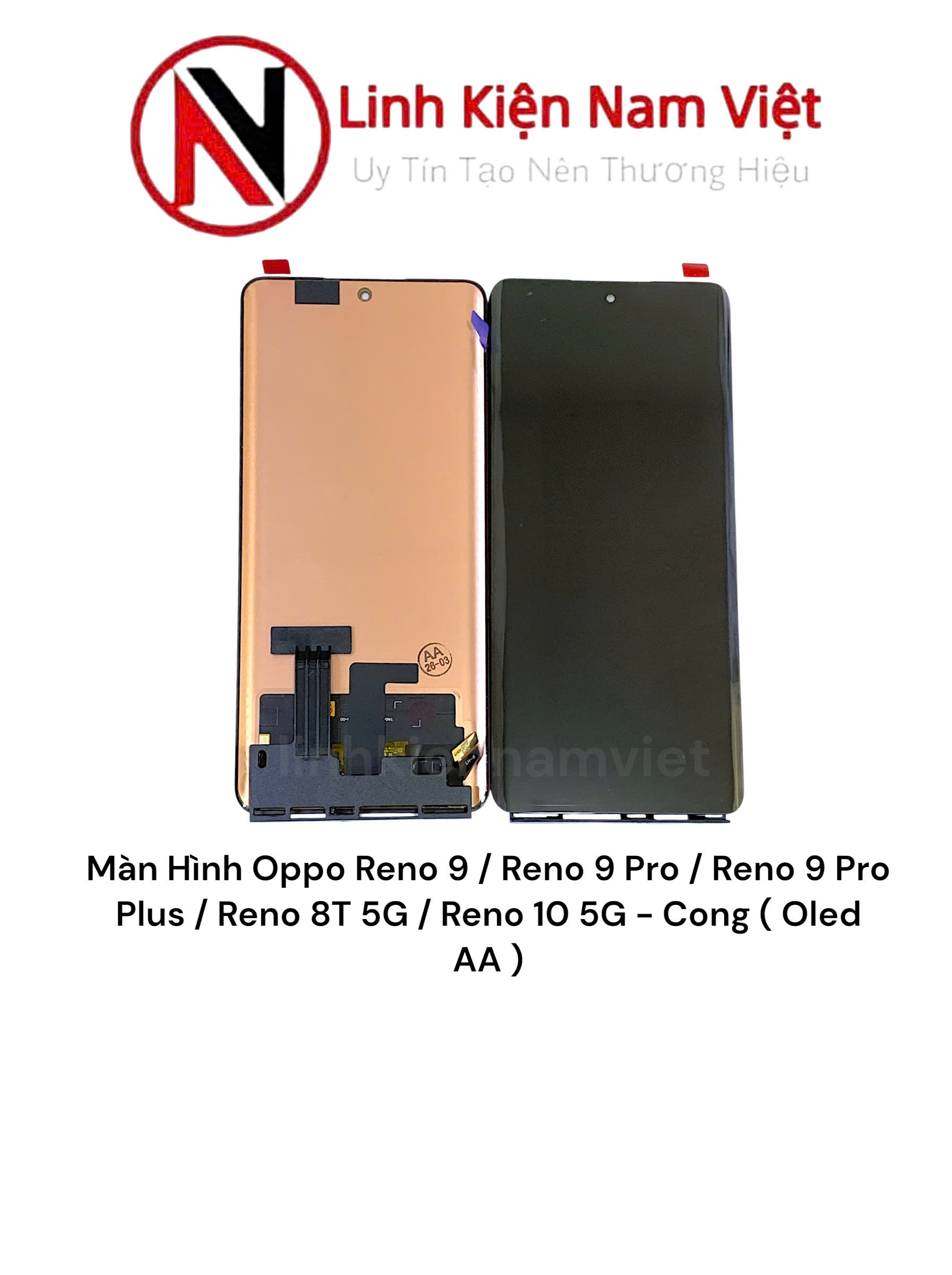 Màn Hình Oppo Reno 9 / Reno 9 Pro / Reno 9 Pro Plus / Reno 8T 5G / Reno 10 5G – Cong ( Oled AA )