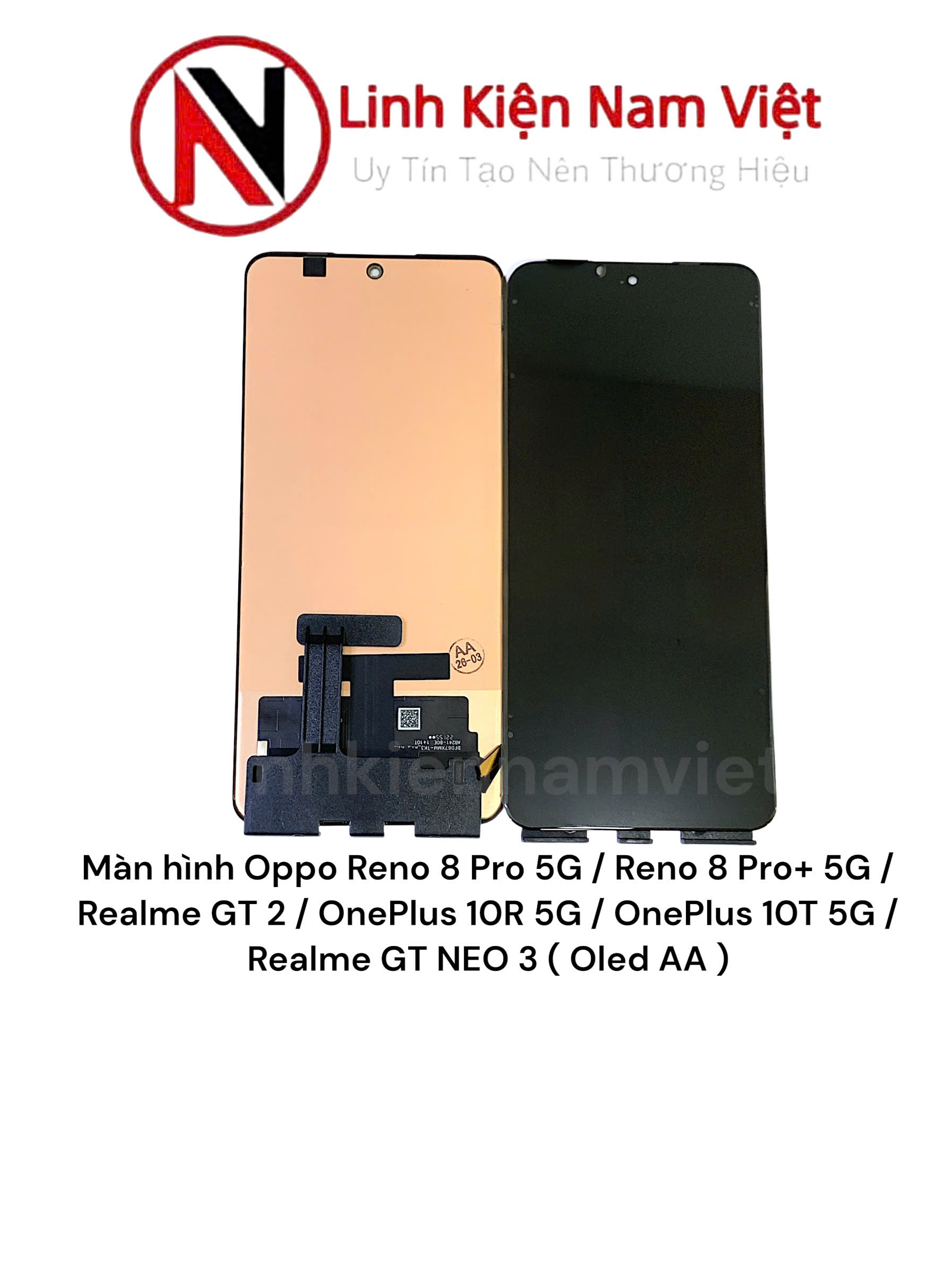 Màn hình Oppo Reno 8 Pro 5G / Reno 8 Pro+ 5G / Realme GT 2 / OnePlus 10R 5G / OnePlus 10T 5G / Realme GT NEO 3 ( Oled AA )