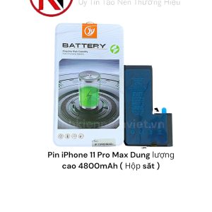 Pin iPhone 11 Pro Max Dung lượng cao 4800mAh ( Hộp sắt )
